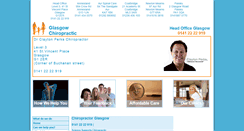Desktop Screenshot of glasgowchiropractic.com
